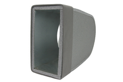 Thermoduct angled corner piece 220x80 mm to diameter 150 mm