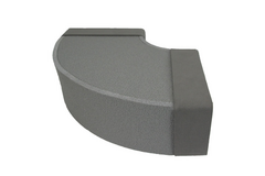 Thermoduct flat duct elbow 90 degrees 300x80 mm horizontal