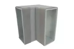 Thermoduct bend 90 degrees 170x80 vertical duct