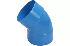 Wavin Ventiza 45 degrees PVC bend round with diameter 125 mm M/M