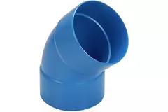 Wavin Ventiza 45 degrees PVC bend round with diameter 125 mm M/M