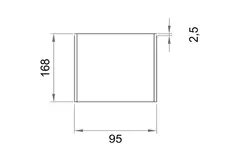 Wavin Ventiza glue socket PVC round 160 mm M/M
