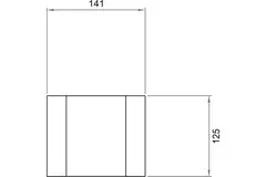 Wavin Ventiza m-over sleeve PVC round 125 mm SN4