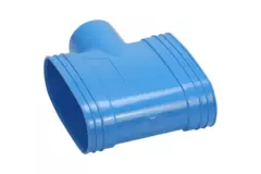Wavin Ventiza PVC T-piece oval 195x80 mm M/M/M