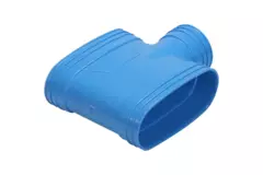 Wavin Ventiza PVC T-Piece Oval 195x80 mm M/M/M