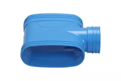 Wavin Ventiza PVC T-Piece Oval 195x80 mm M/M/M