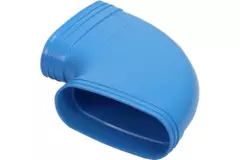Wavin Ventiza Elbow 90 degrees PVC oval 195x80 mm horizontal M/M