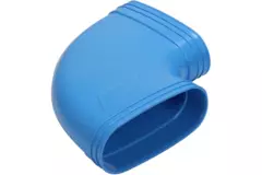 Wavin Ventiza Elbow 90 degrees PVC oval 195x80 mm horizontal M/M