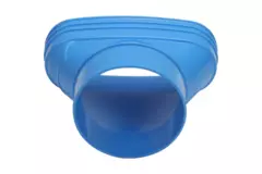 Wavin Ventiza Transition PVC Oval 195x80 mm to 125 mm Eccentric M/S