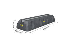 SUMO outdoor unit mounting bar made of vibration damping rubber 600 mm