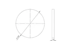 Europlast filter for decentralised MVHR - F125 (3 pieces)