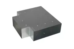 T-piece 90 degrees 170x80 mm - 170x80 mm for ducting