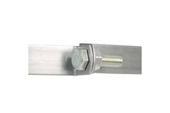 Metal bracket 500mm without rubber - PCWOR500
