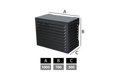 ClimaConnect Air Conditioner and Heat Pump Enclosure, Small, RAL 7024 Anthracite