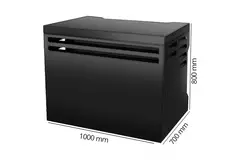 Climaconnect noise-reducing heat pump cover with damping kit