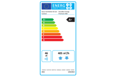 Duco MVHR Ducobox Energy 400 - 1 zone control - left - plug type G - 400 m³/h