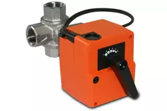 Three-way ball valve DN15 with actuator 230 V - STK 05
