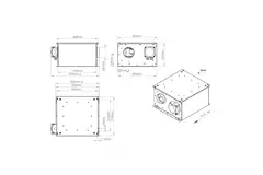 Tube fan 100mm insulated - ISORX 100 EC K 01