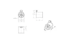 Axial 315 mm duct fan flue F300- AL 315 D4 F3 01 CFG