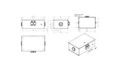 Tube fan 150 mm insulated energy efficient - EM DUO 150 EC K 01