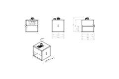 Box fan motor outside linear flow - MPC TI 500 EC K01