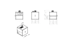 Box fan motor outdoor linear flow - MPC TI 560 EC K01