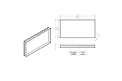 Flexible connector 1200 x 600 - VS 12060