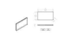 Flexible connector 1400 x 700 - VS 14071