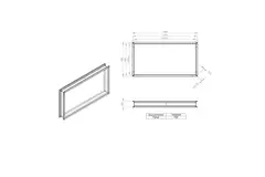 Flexible connecting piece 1000 x 500 - VS 10050