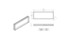Flexible connector 1200 x 400 - VS 12040