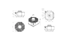 Roof fan vertical metal - DVL 450 D4 RK 02