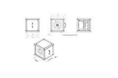 Box fan motor external air flow - MPC T 315 D2 I K 01