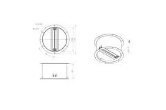 Self-closing roof shut-off valve galvanized sheet steel - DVK 250 10