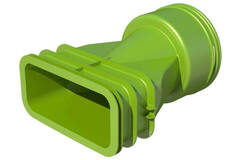 Ubbink Air Excellent 48C AE55SC adapter 180°