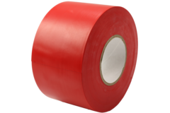 PVC tape red 50 mm wide - roll 33 m