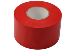 PVC tape red 50 mm wide - roll 33 m