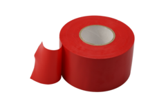 PVC tape red 50 mm wide - roll 33 m