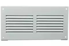 Metal ventilation grille rectangular 200x100 white - MR2010