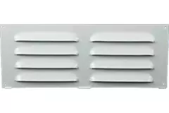 Metal ventilation grille rectangular 260x105 white - MR26105
