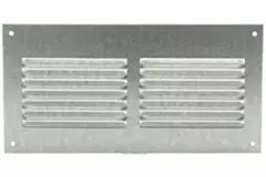 Metal ventilation grille rectangular 200x100 zinc - MR2010ZN