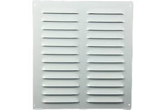 Metal ventilation grille rectangular 260x280 white - MR2628