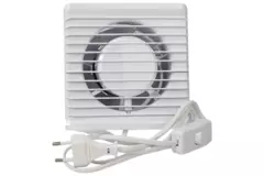 Bathroom extractor fan Ø 100 mm white - energy planet 100PS