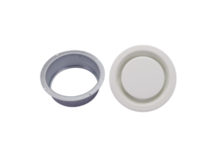 Air exhaust valve 80 mm with metal springs - EAV-C80 RAL9010