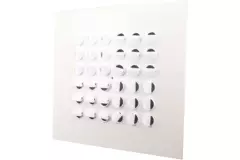 Multinozzle Ceiling Diffuser 596x596mm - MN16 RAL9010