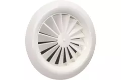 Swirl diffuser round 250mm central screw - SWR 250 RAL 9016