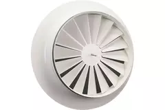 Swirl diffuser round 250mm central screw - SWR 250 RAL 9016