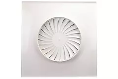 Swirl diffuser fixed vanes 500mm square - SWS500 RAL9010