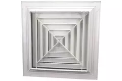Blade ceiling diffuser with 4-way air distribution - MDCD4-375/520