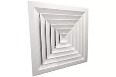 Blade ceiling diffuser with 4-way air distribution - MDCD4-375/520