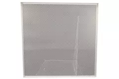 Perforated ceiling panel 600x600 mm for insertion into suspended ceilings - RAL9010